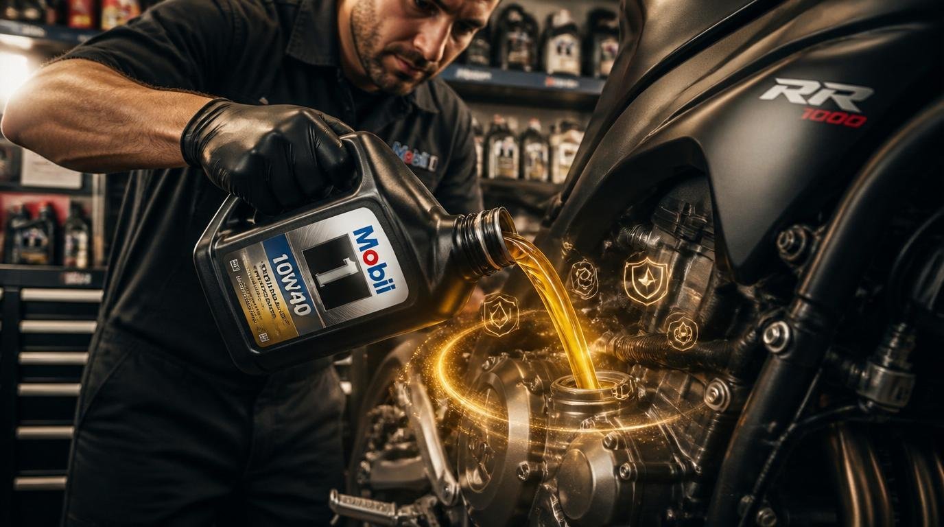 10w40 bike oil