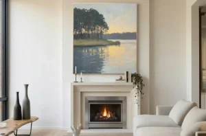 Hang an Oversized Landscape Painting