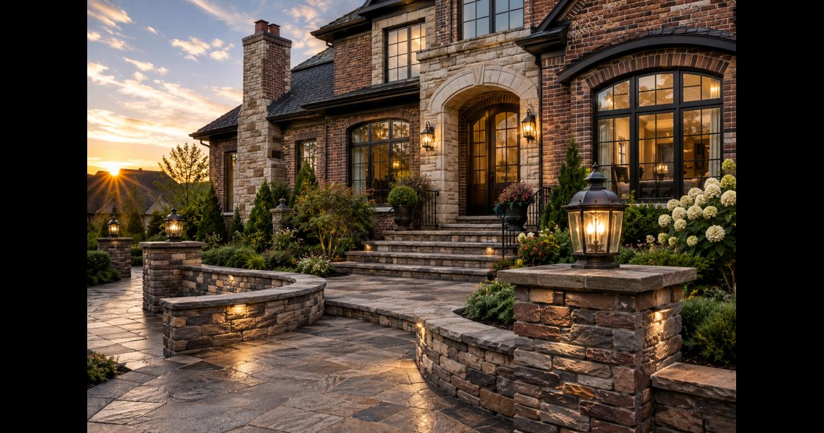 Exterior Masonry Improves Home Design